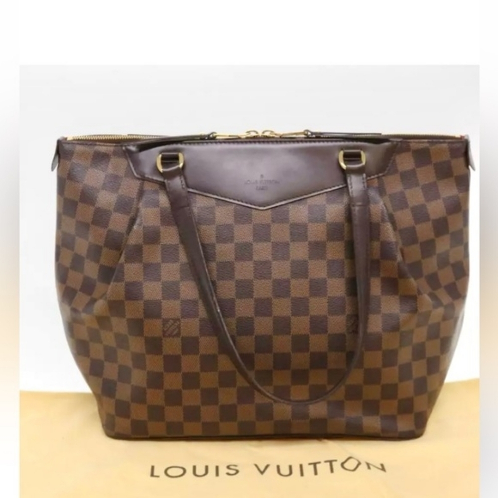 Authentic Louis Vuitton Westminster Damier Ebene GM! Tote Bag Shoulder Bag! GUC! - Picture 6 of 17